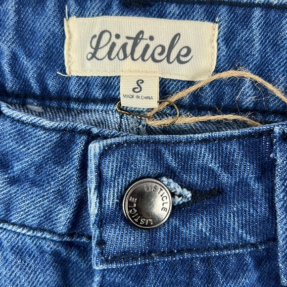 NWT listicle high rise wide leg jeans size S - Picture 5 of 7